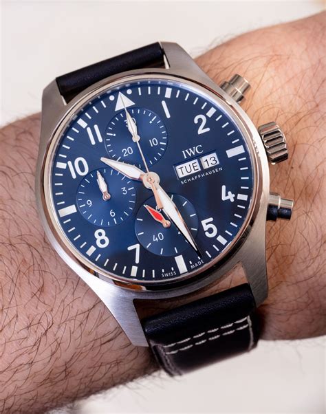 iwc pilot chronograph 41mm blue|iwc pilot spitfire chronograph 41mm.